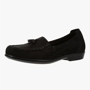 SAS Hope Onyx loafers shoes suede leather 10N black